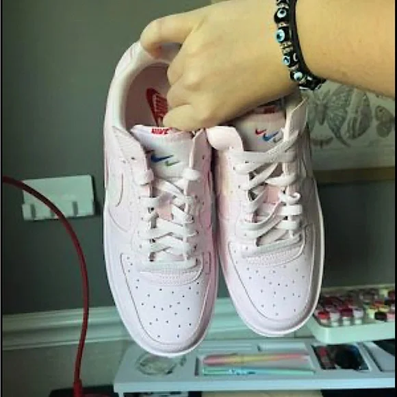 Nike Air Force 1 Shoes Fontanka Pink Women Limited Edition - Picture 4 of 5